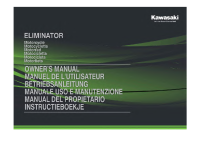 Kawasaki Eliminator - Owners manual 2023 EN OPT OCR-0